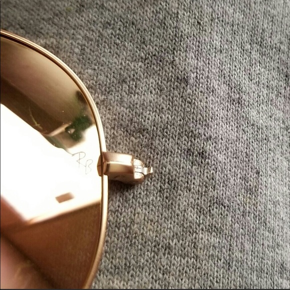 Ray Ban Aviator Sunglasses Rose Pink Lenses NEW! - Picture 8 of 8